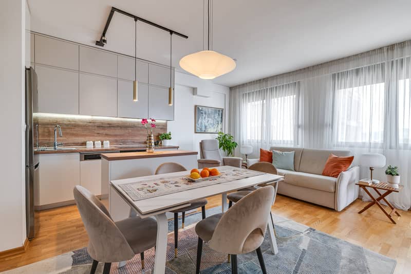 6907 Two-room furnished apartment 63 m², Podkuk, Tivat — photo 5