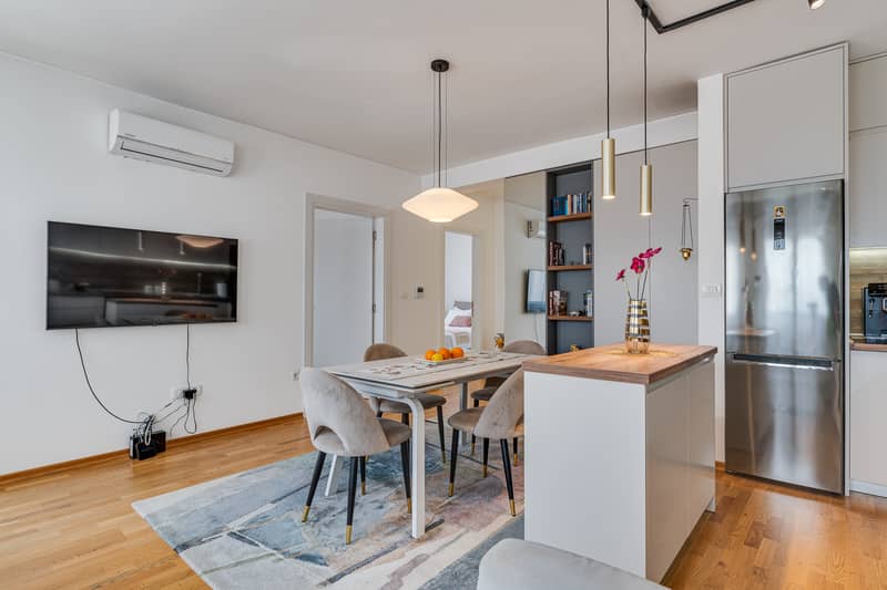 6907 Two-room furnished apartment 63 m², Podkuk, Tivat — photo 6