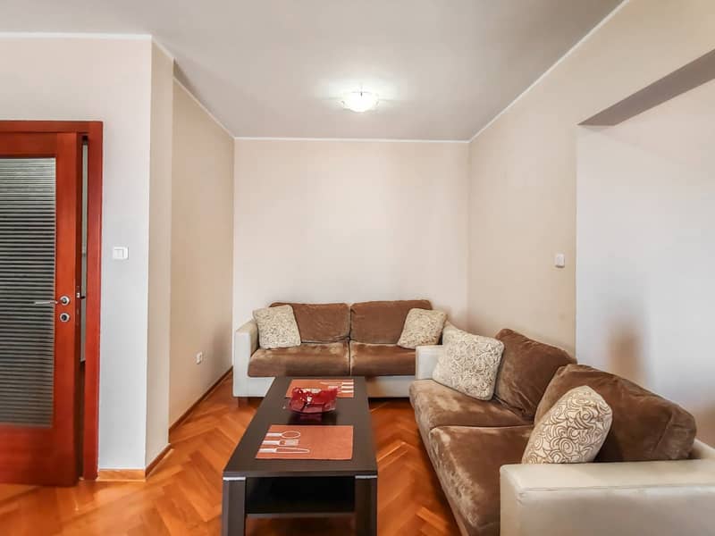 Светлая квартира с 3 спальнями, 78 м², Будва — фото 7
