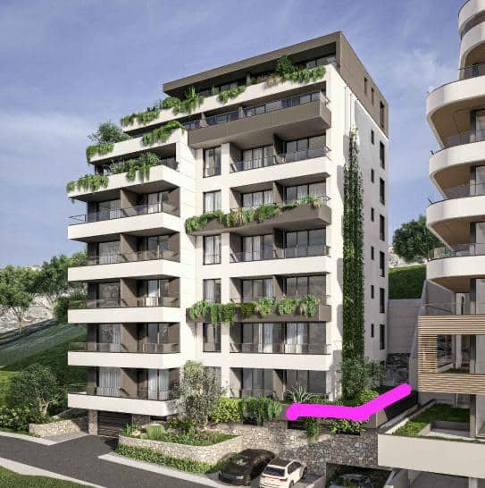 Новостройка Будва, Госпоштина – 2-комнатная квартира 68 м² с гаражом — фото 2