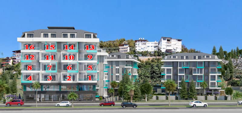 Hayat Dream Homes Alanya – наш жилой комплекс в центре Алании, у пляжа Клеопатры (002000) — фото 33