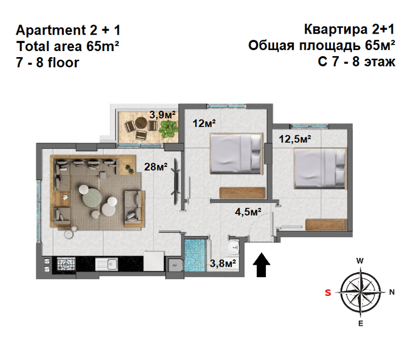 Apartments in Alanya, Mahmutlar District (004139) — photo 41