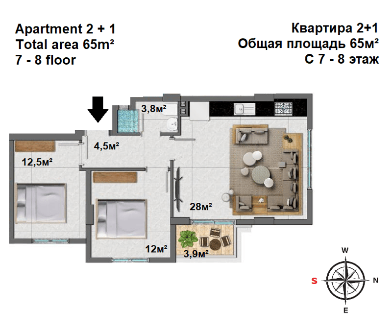 Apartments in Alanya, Mahmutlar District (004139) — photo 38