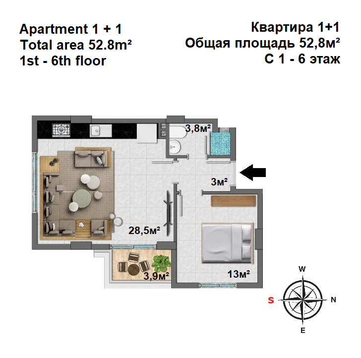 Apartments in Alanya, Mahmutlar District (004139) — photo 33