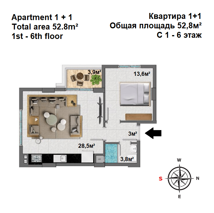 Apartments in Alanya, Mahmutlar District (004139) — photo 35