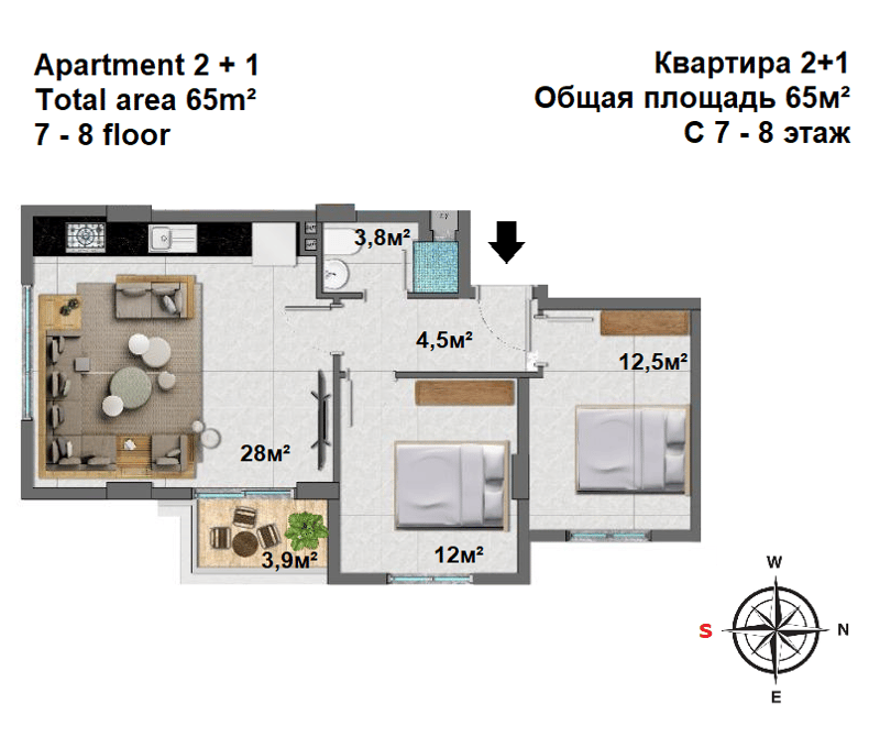 Apartments in Alanya, Mahmutlar District (004139) — photo 39