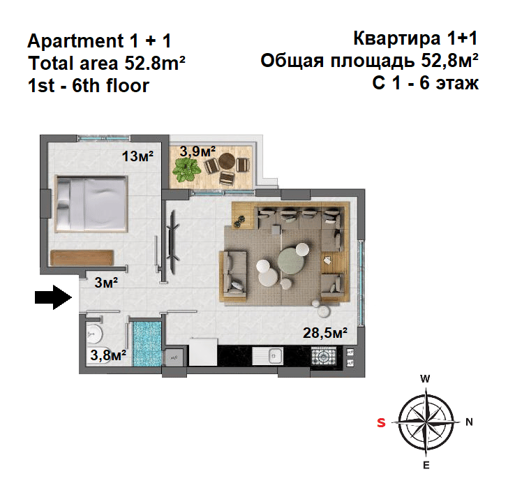 Apartments in Alanya, Mahmutlar District (004139) — photo 30