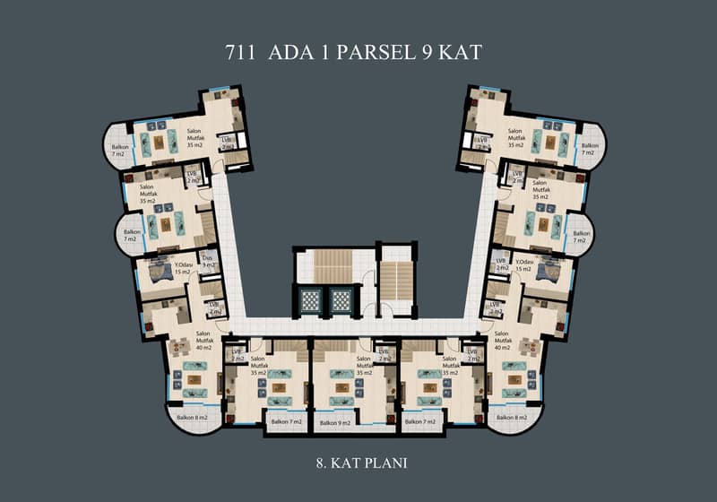 Apartments in Alanya, Quiet Demirtaş District (009293) — photo 28