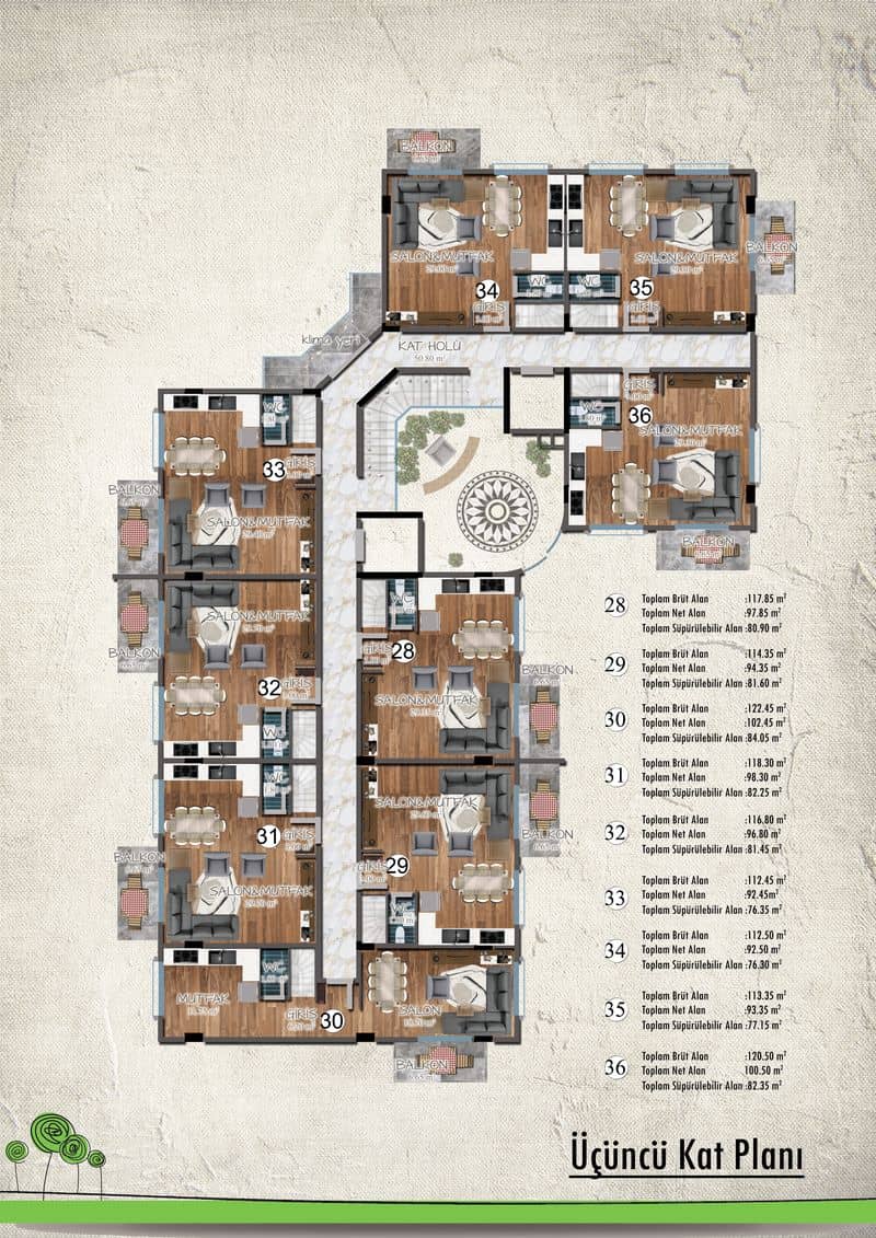 Apartments in Alanya, Payallar District (002460) — photo 20