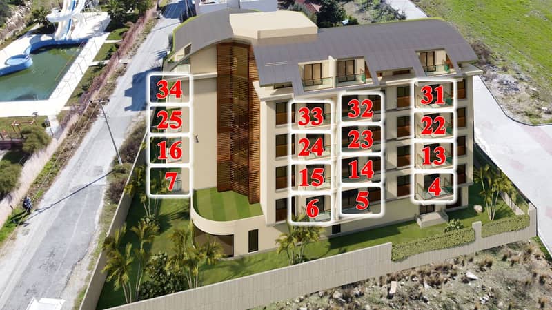 Apartments in Alanya, Payallar District (002460) — photo 14