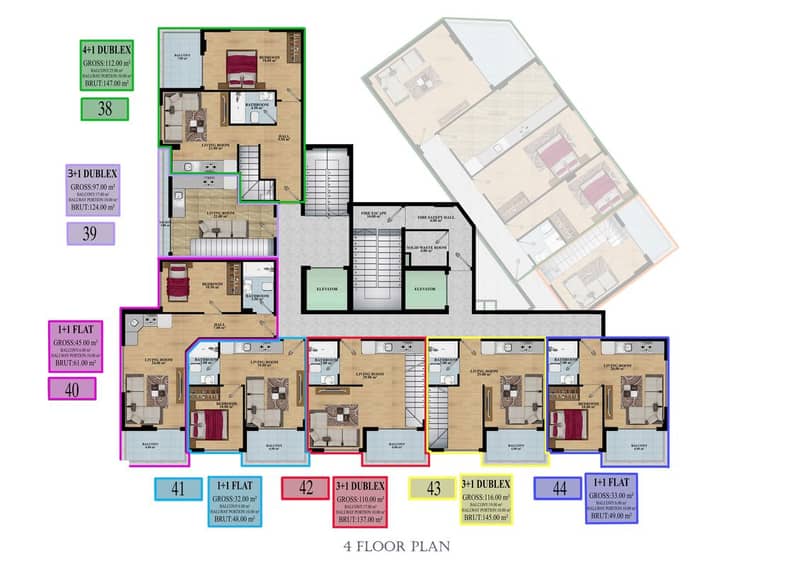 Apartments in a New Residence in the Popular Mahmutlar District, Alanya (002254) — photo 13