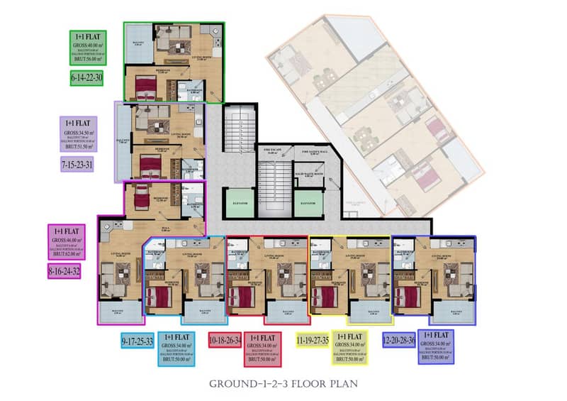 Apartments in a New Residence in the Popular Mahmutlar District, Alanya (002254) — photo 11