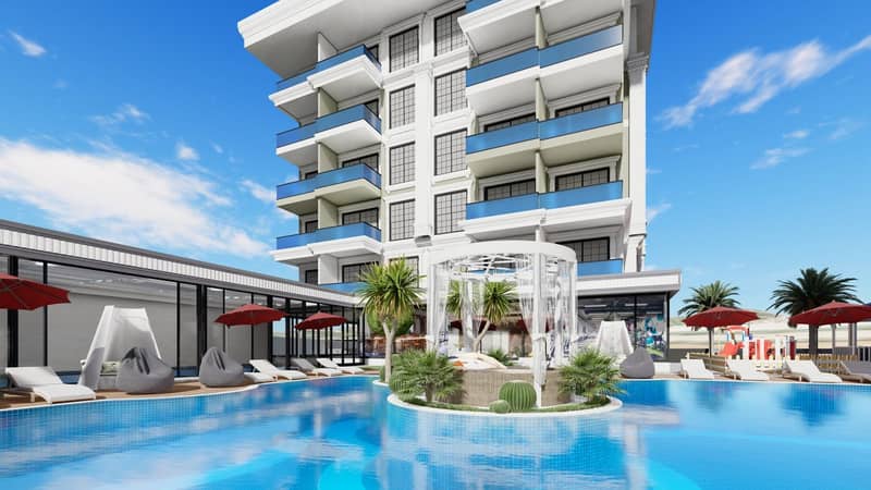 Investment Project! Apartments in a New Residential Complex Under Construction in Kargycak, Alanya (006248) — photo 15