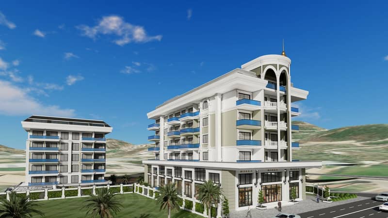 Investment Project! Apartments in a New Residential Complex Under Construction in Kargycak, Alanya (006248) — photo 8