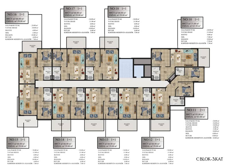 Exclusive apartments from the developer, Avşallar district (00161) — photo 40