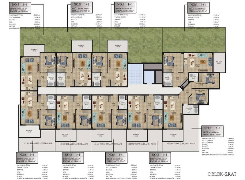 Exclusive apartments from the developer, Avşallar district (00161) — photo 39