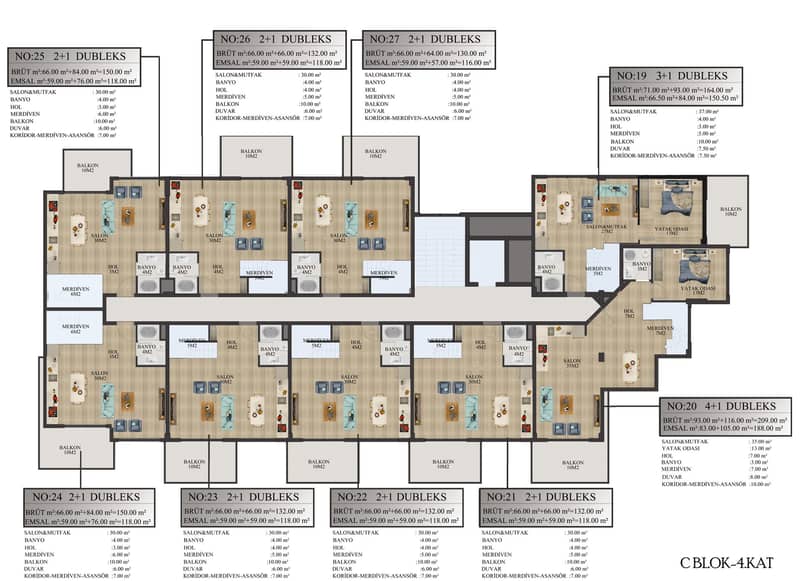 Exclusive apartments from the developer, Avşallar district (00161) — photo 41