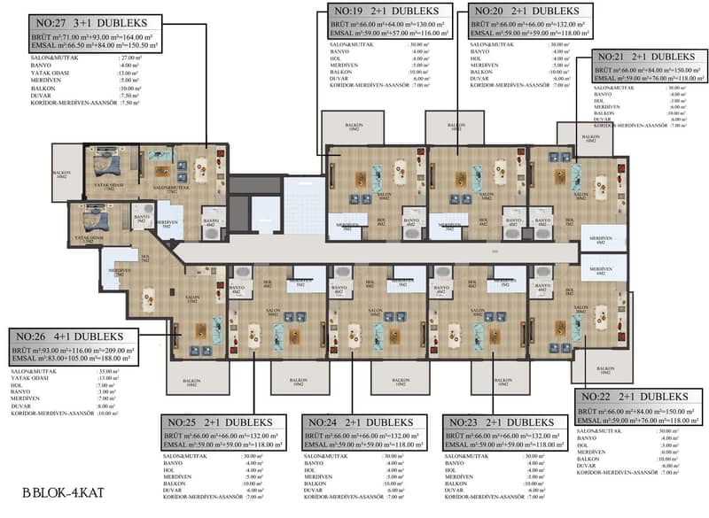 Exclusive apartments from the developer, Avşallar district (00161) — photo 49
