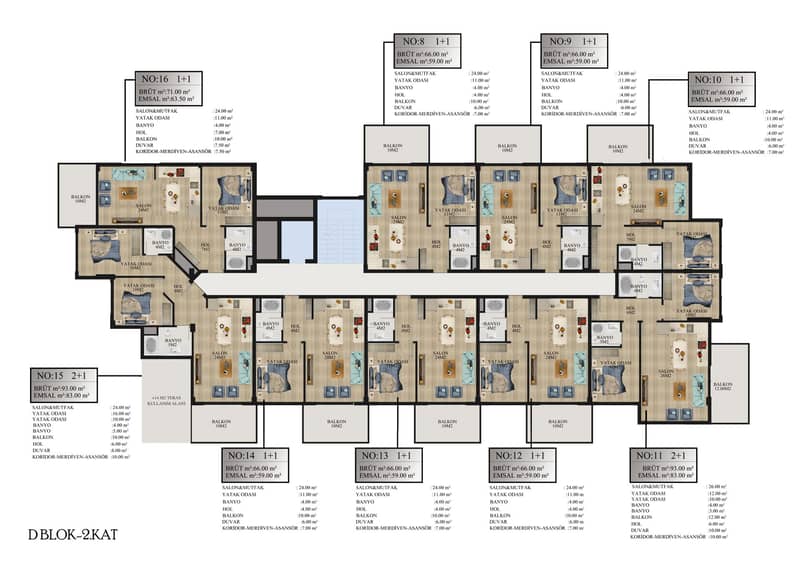 Exclusive apartments from the developer, Avşallar district (00161) — photo 44
