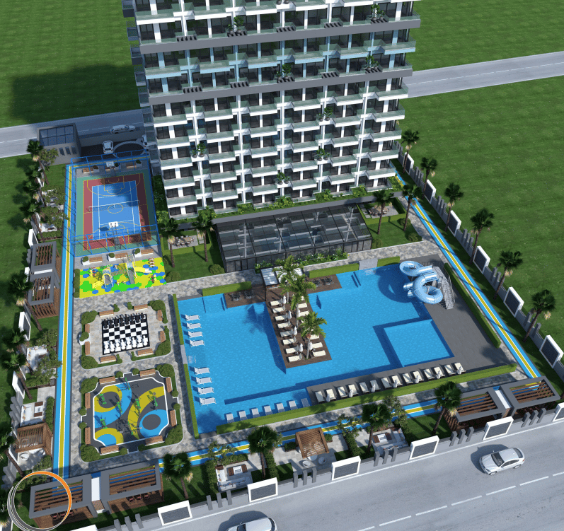 Apartments in New Residential Complex, Mahmutlar District (01649) — photo 2