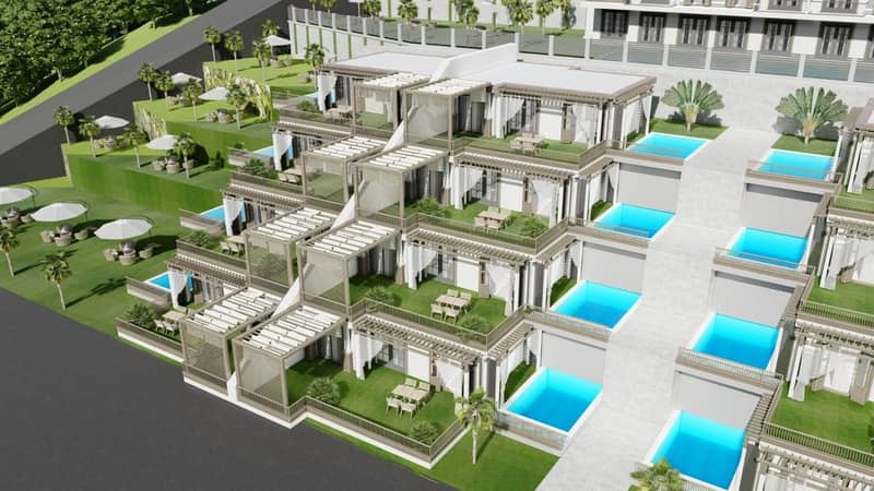 Старт продаж! Масштабный премиум комплекс в экологически чистом районе Каргыджак (003398) — фото 12