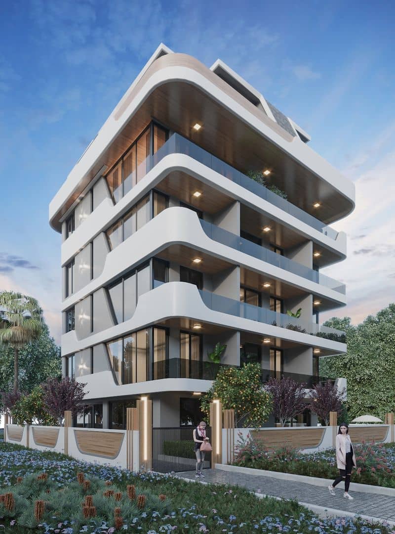 Apartments from the Developer in a Modern Residential Complex in Central Alanya (004110) — photo 4