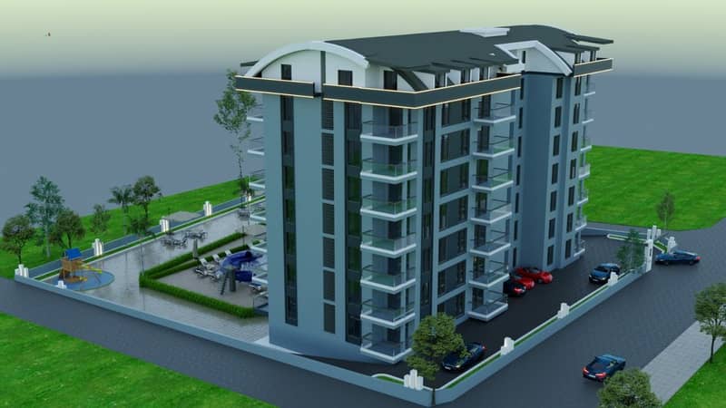 Apartments in a Cozy Residential Complex with Infrastructure at the Start of Construction in Gazipasha (013416) — photo 3