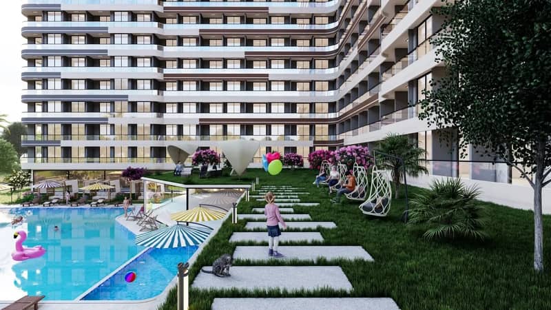 Просторные квартиры в 400 метрах от моря, район Эрдемли (019164) — фото 5