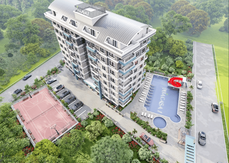 Apartments in a New Residential Complex with Private Beach (006466) — photo 2