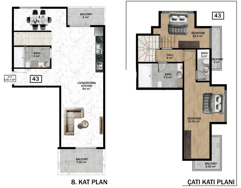 Apartment from Investor in Central Alanya (05400) — photo 9