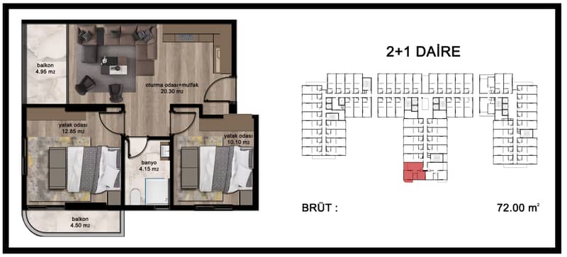 Apartments in Mersin at Affordable Prices (017165) — photo 21
