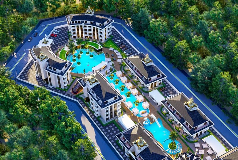 Квартиры в комплексе с концепцией 5* отеля в районе Инжекум (001243) — фото 3