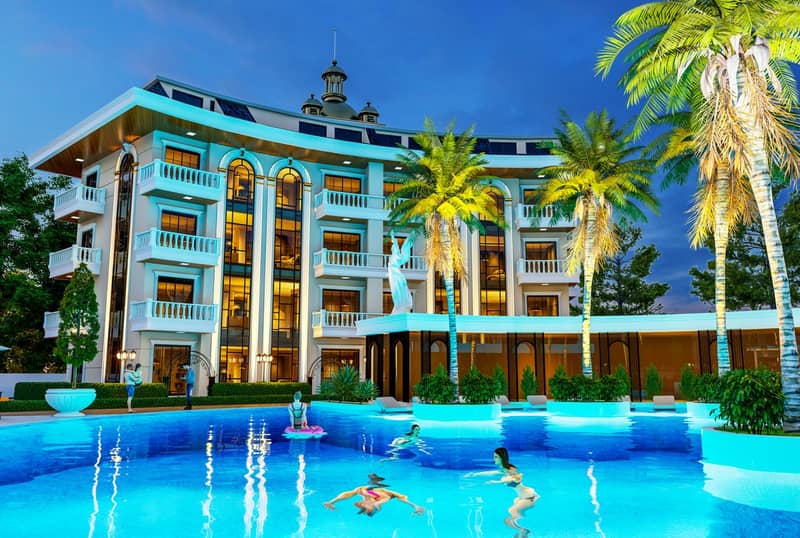 Квартиры в комплексе с концепцией 5* отеля в районе Инжекум (001243) — фото 12