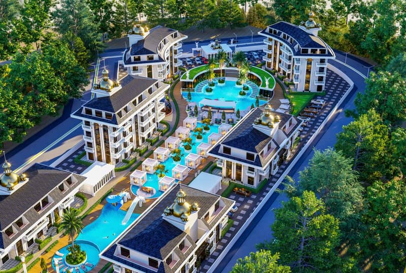Квартиры в комплексе с концепцией 5* отеля в районе Инжекум (001243) — фото 4