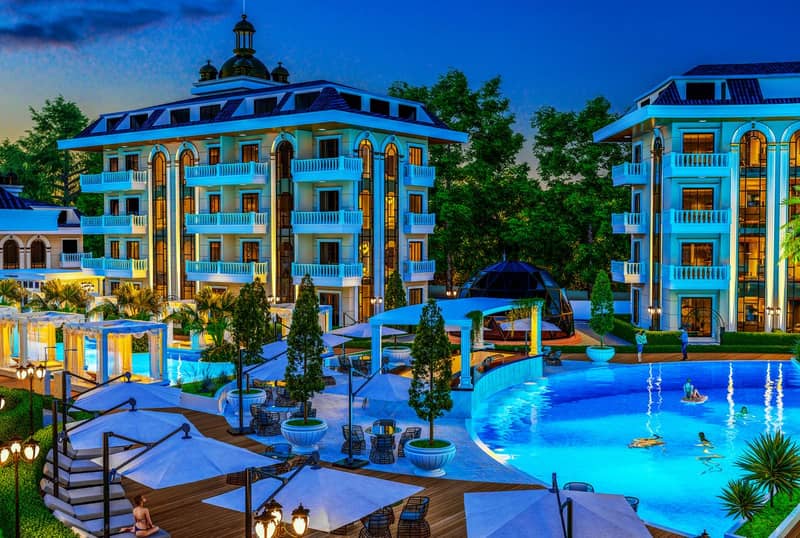 Квартиры в комплексе с концепцией 5* отеля в районе Инжекум (001243) — фото 16