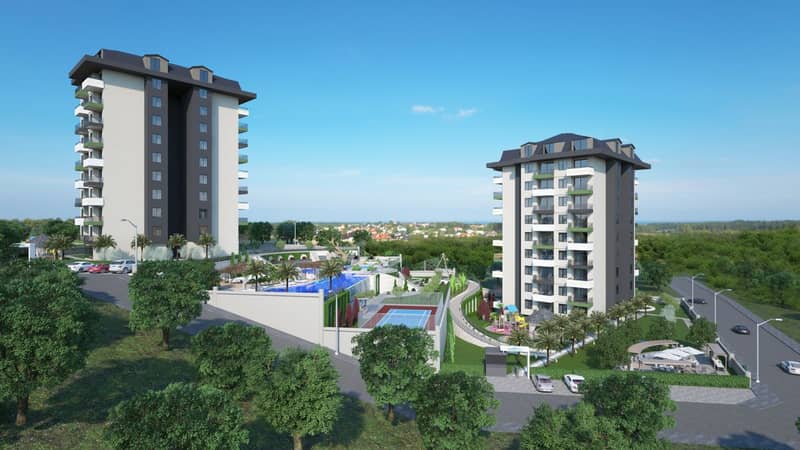 Apartments in a new residential complex with views of the sea, mountains and fortress (004484) — photo 21