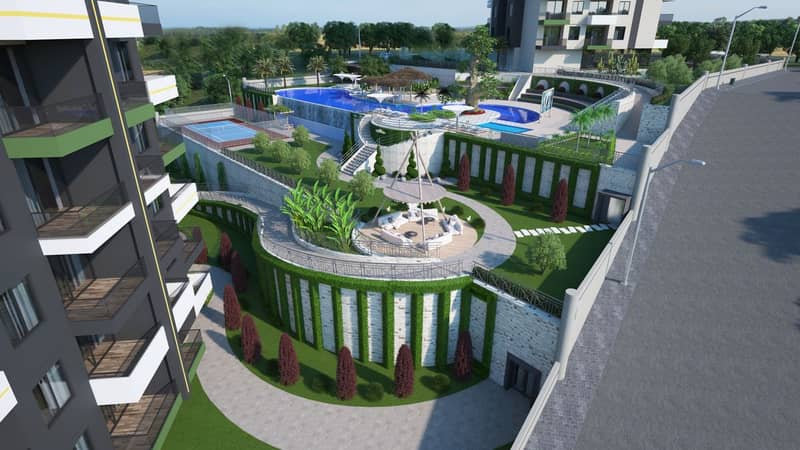 Apartments in a new residential complex with views of the sea, mountains and fortress (004484) — photo 9