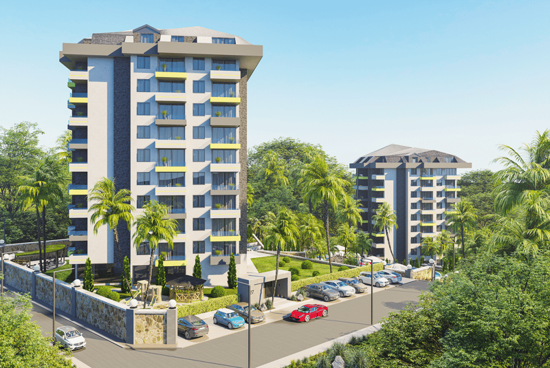 Apartments in a new residential complex with views of the sea, mountains and fortress (004484) — photo 3