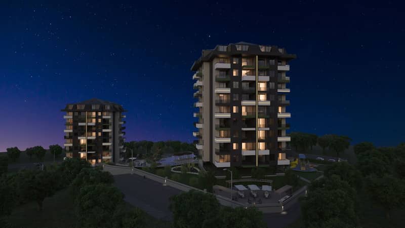 Apartments in a new residential complex with views of the sea, mountains and fortress (004484) — photo 38
