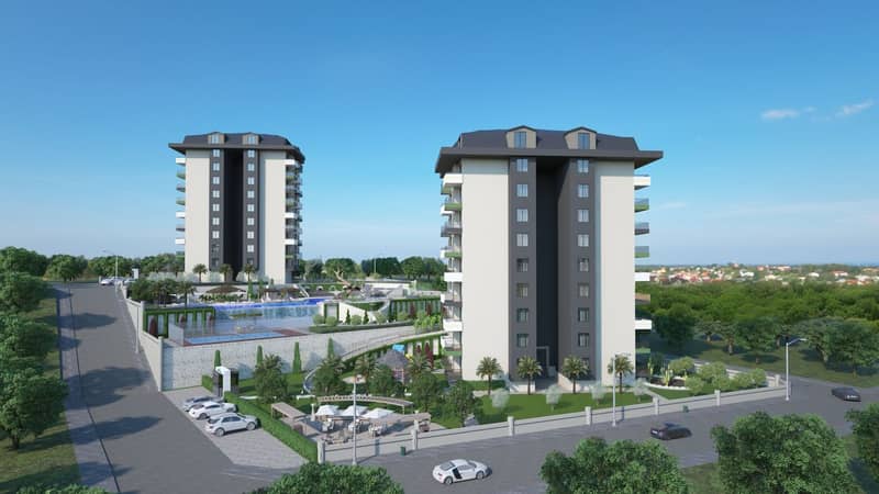 Apartments in a new residential complex with views of the sea, mountains and fortress (004484) — photo 35