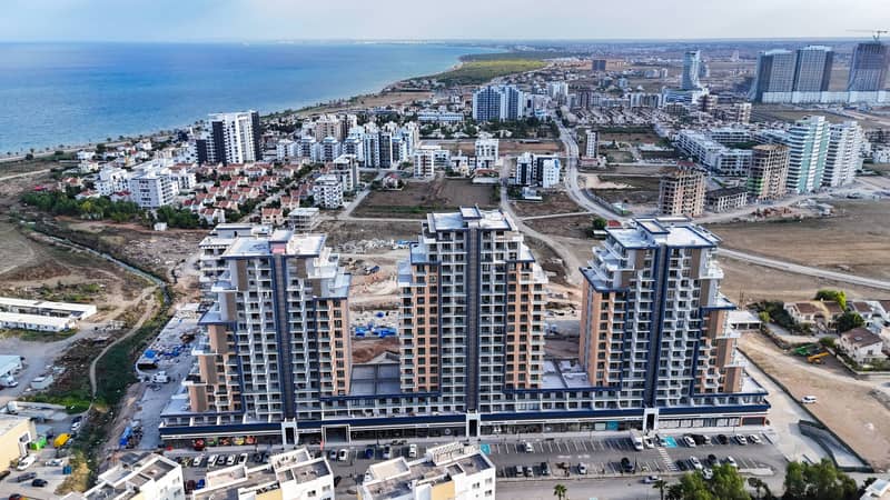 Современные апартаменты с видом на пляж Лонг Бич в Искеле (002120) — фото 4