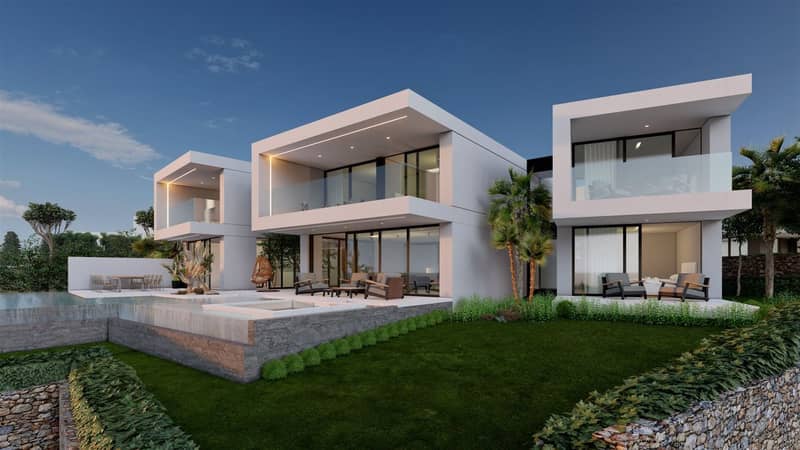 Удивительный комплекс вилл прямо у моря и всего в нескольких километрах от центра города Кирения (003201) — фото 9