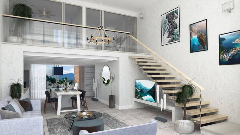 Современные апартаменты в комплексе в районе Бахчели (004194) — фото 19