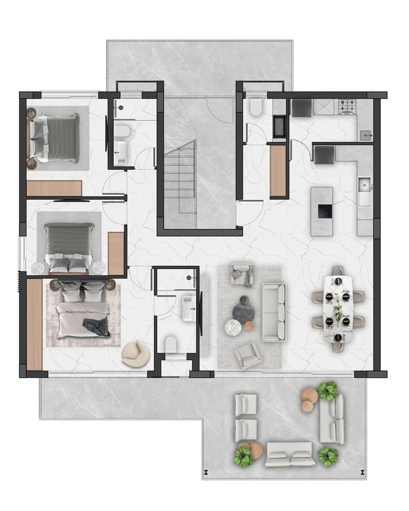 Residential Complex with 270° Panoramic Views in Tatlisu (003193) — photo 19