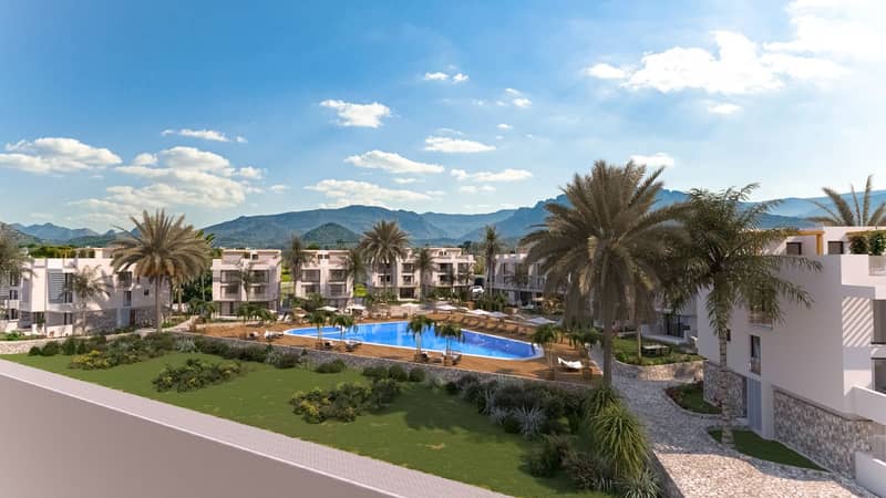 Complex with Varied Apartments 150 Meters from the Sea, Tatlisu Area (015272) — photo 6