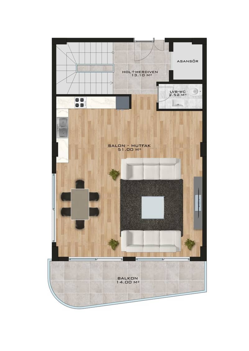 Complex of 6 Villas on Hillside in Kargıcak (006306) — photo 19