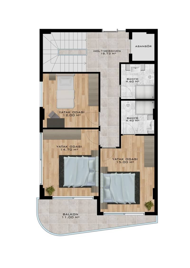 Complex of 6 Villas on Hillside in Kargıcak (006306) — photo 18