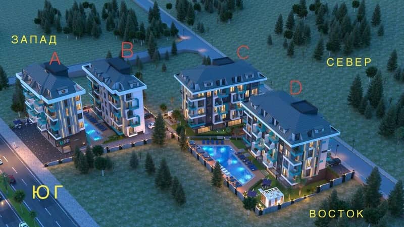 Квартира 1+1 от инвестора в центре Алании, пляж Клеопатра (12900) — фото 15