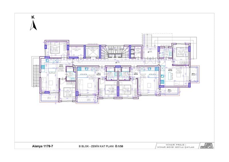 Квартира 1+1 от инвестора в центре Алании, пляж Клеопатра (12900) — фото 14