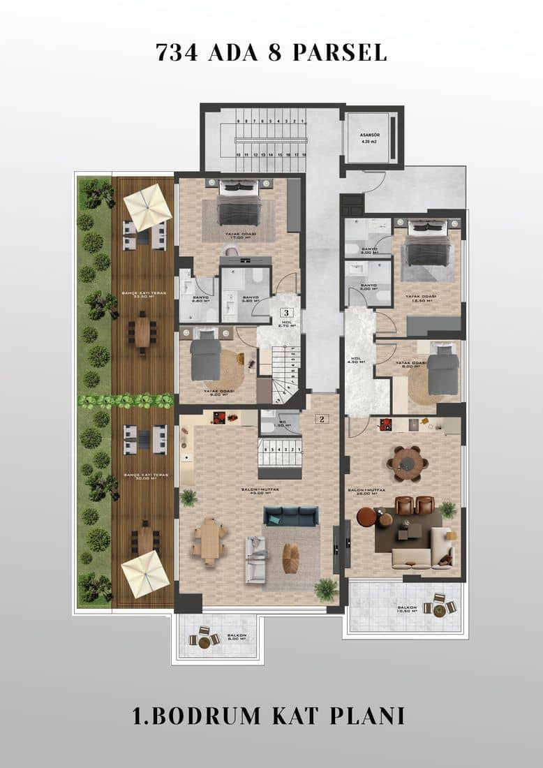Premium Class Apartments in a Beachfront Project (01757) — photo 6